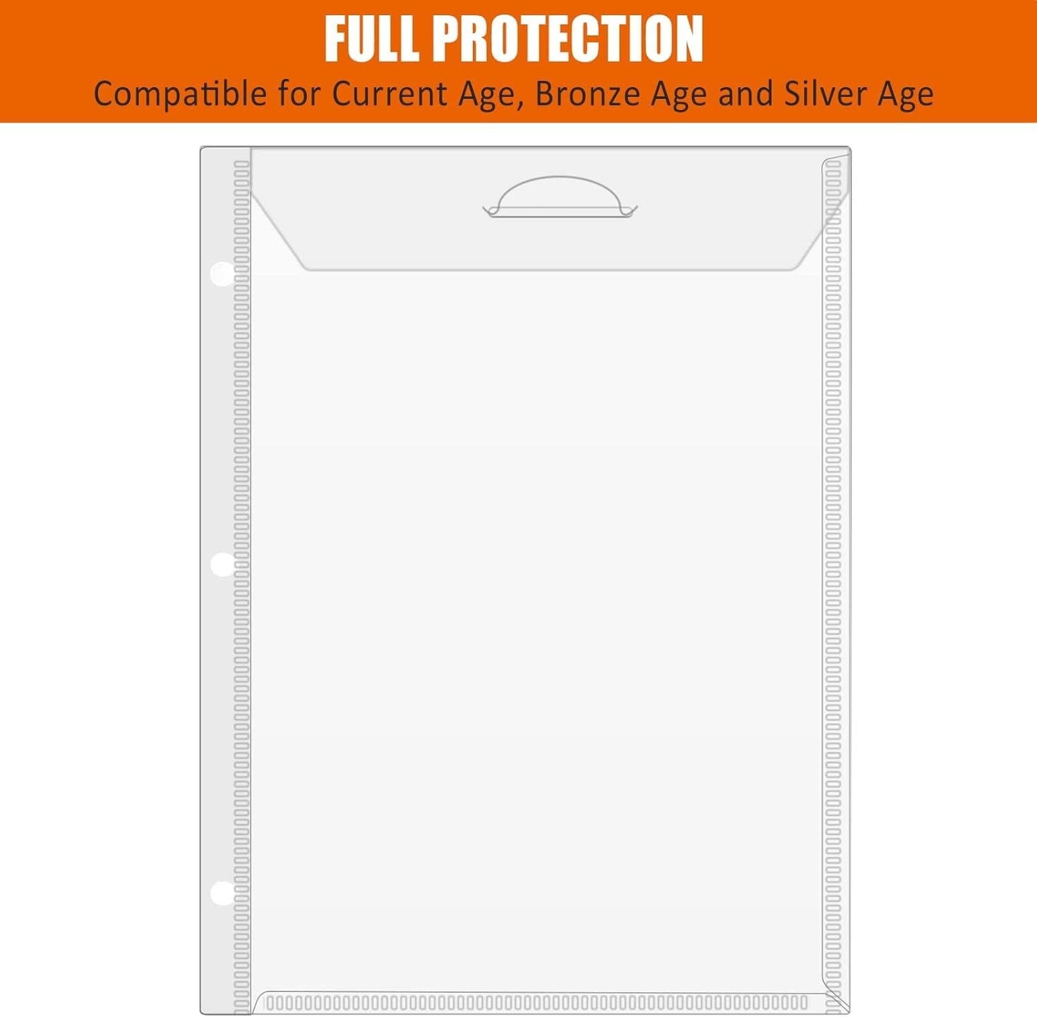 PU Leather Comic Book Binder, 12 Sleeves, Holds 24 Comics thumbnail 4