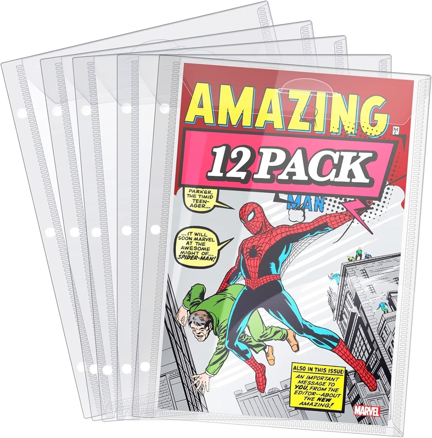 3-Ring Comic Book Sleeves, 7.5 x 11 in, Top-Loading thumbnail 3