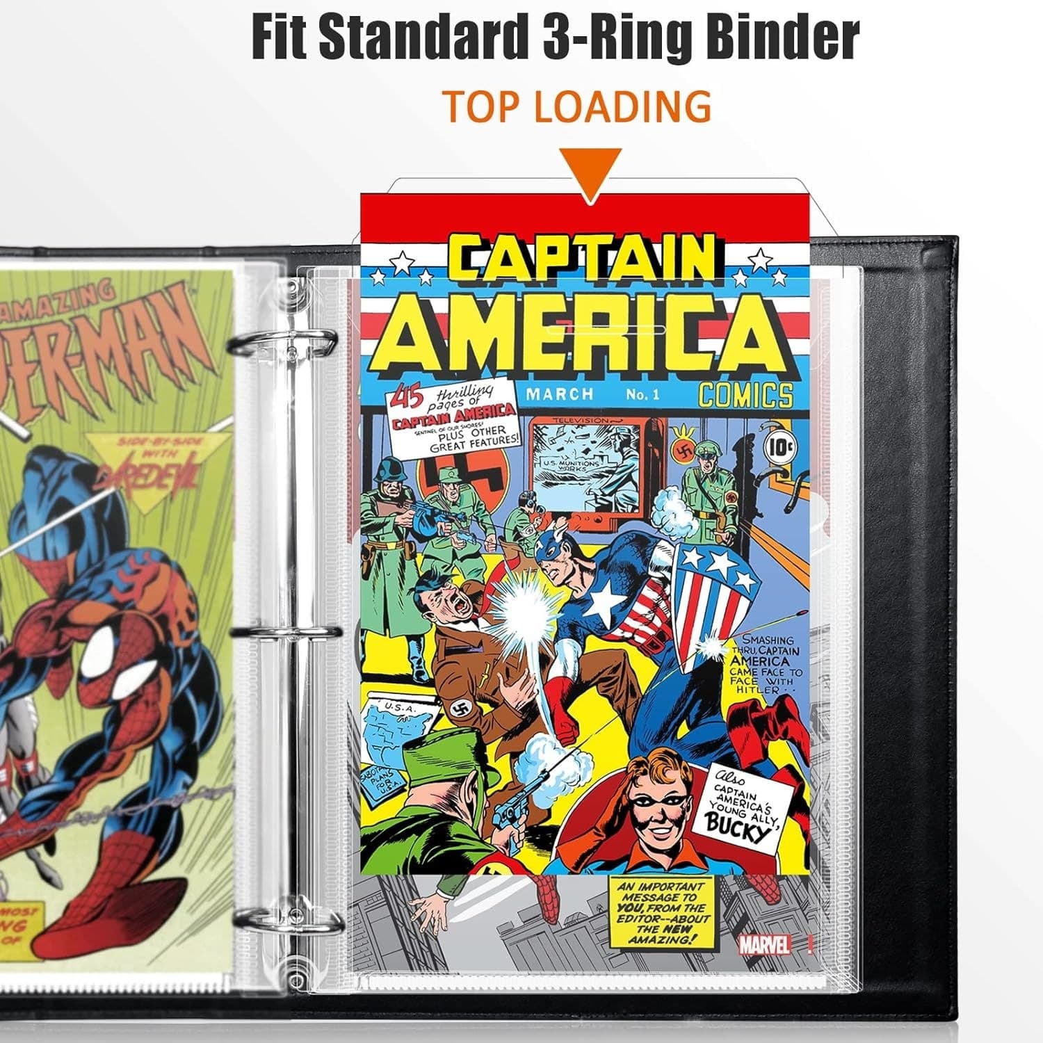 3-Ring Comic Book Sleeves, 7.5 x 11 in, Top-Loading thumbnail 4