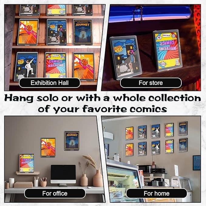 Plastic Comic Book Display Frames, 8-Pack, Wall-Hanging thumbnail 4