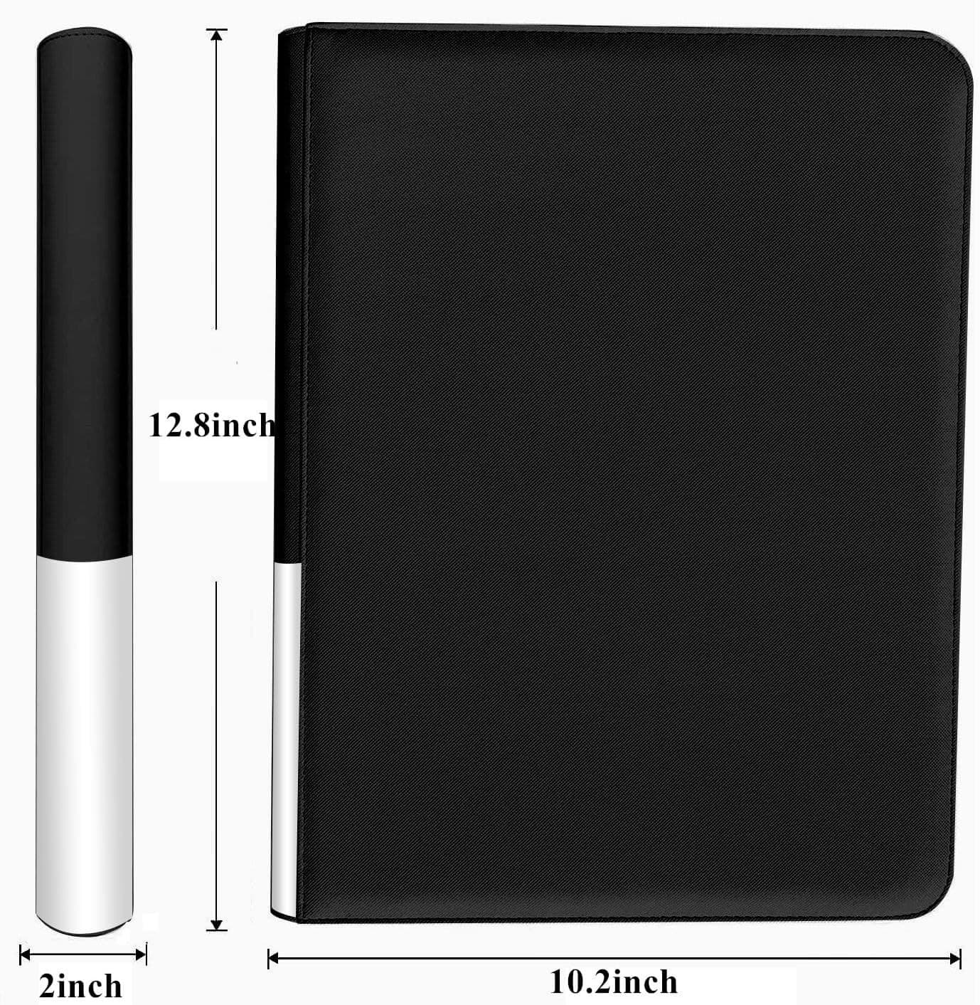 Zippered PU Leather Comic Book Binder, Holds 24+ Comics thumbnail 3