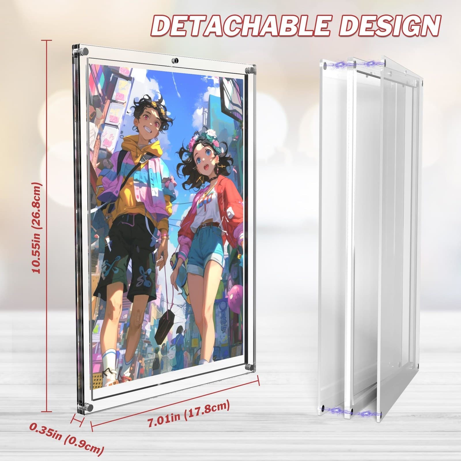 Magnetic Acrylic Comic Book Display Frame, Wall-Mountable thumbnail 2