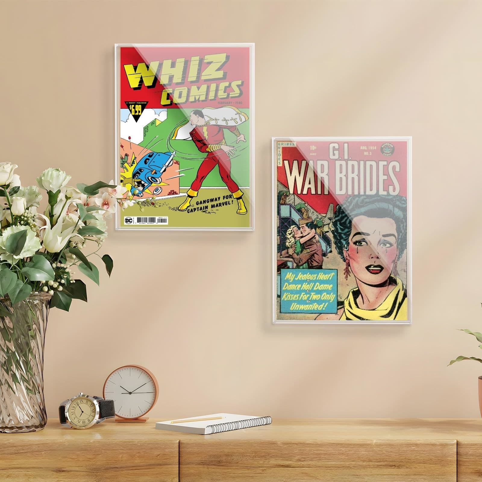 UV-Protection Acrylic Comic Display Case, Wall or Shelf, up to 10.5 x 7.5 in thumbnail 4