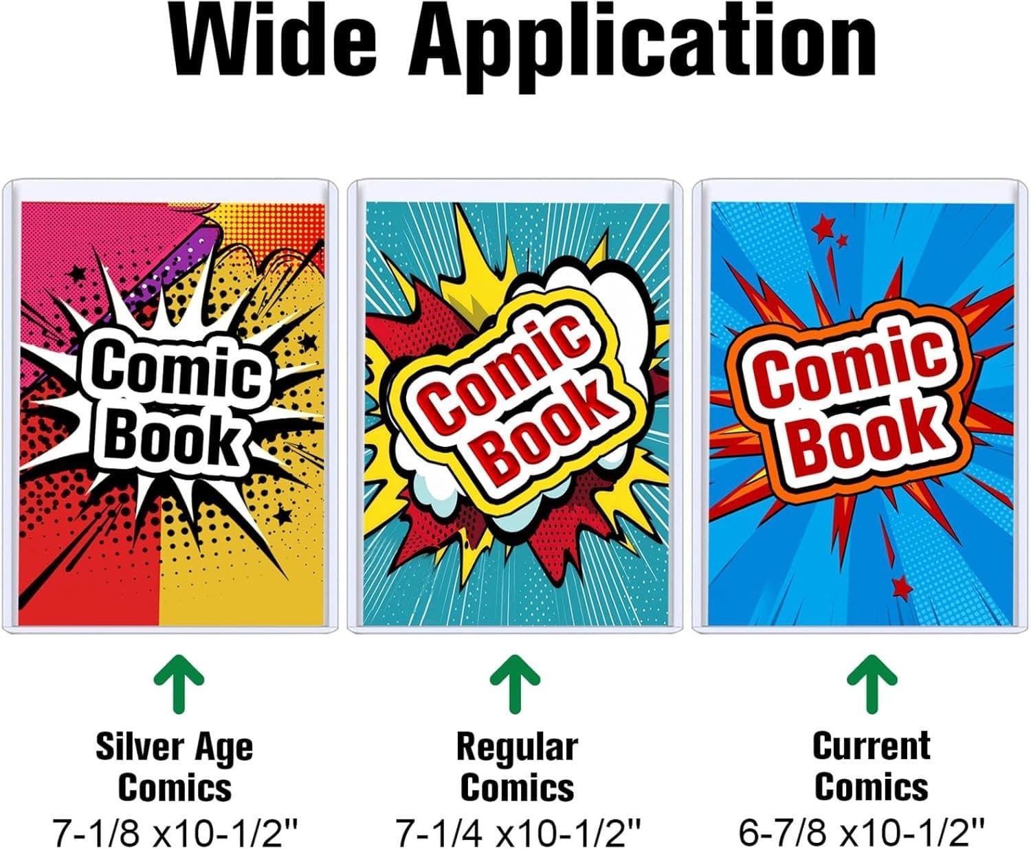 Rigid PVC Comic Book Top Loaders, 7.6 x 11 in, Current/Modern Size thumbnail 4