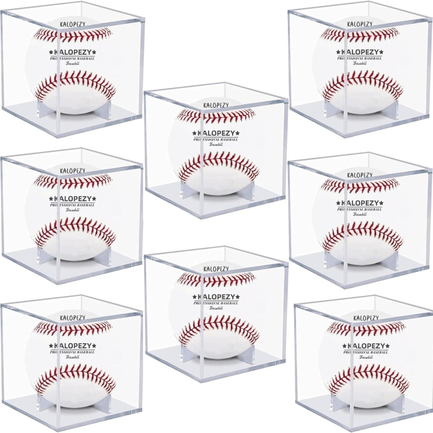 UV-Protected Acrylic Baseball Display Cube, 3.14 in thumbnail 3