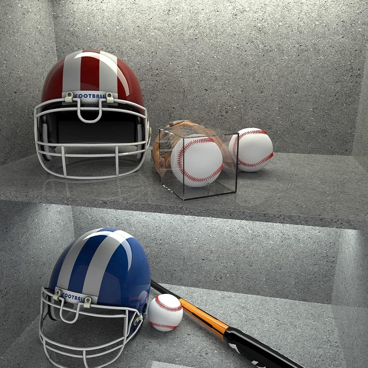 UV-Protected Acrylic Baseball Display Cube, 3.14 in thumbnail 4