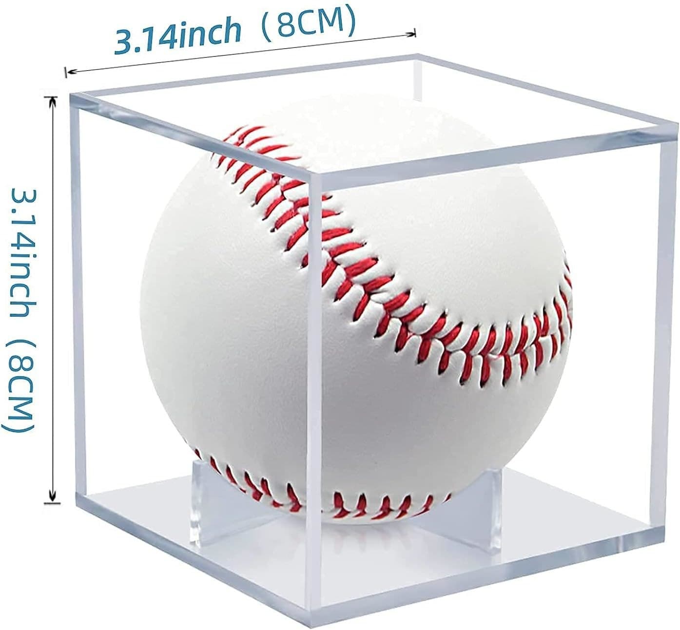UV-Protected Acrylic Baseball Display Cube, 3.14 in