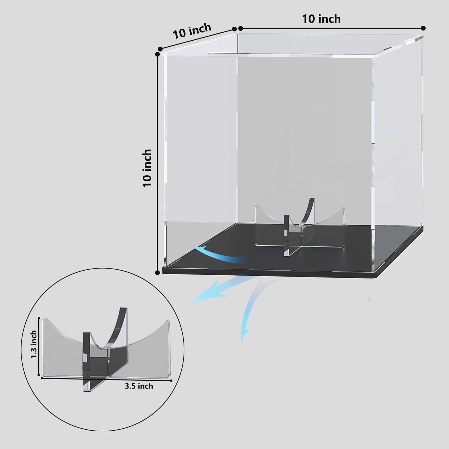 UV-Resistant Acrylic Ball Display Case, 10 x 10 x 10 in thumbnail 4