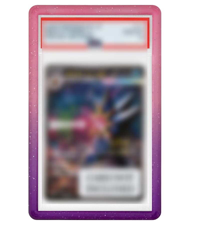 Colored Soft Graded Slab Bumper, Compatible with PSA Slabs thumbnail 2