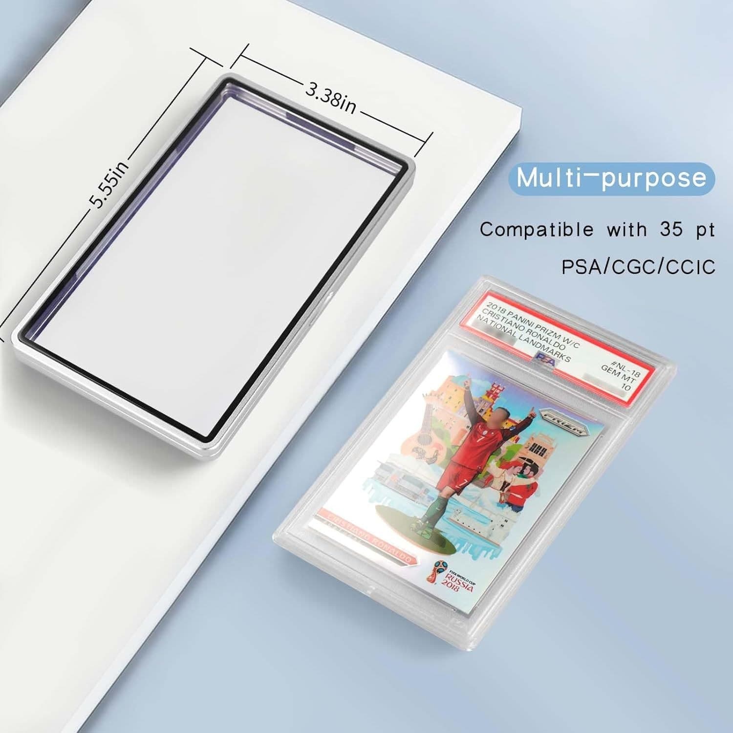Aluminum Magnetic Graded Slab Case with UV-Blocking Window thumbnail 3
