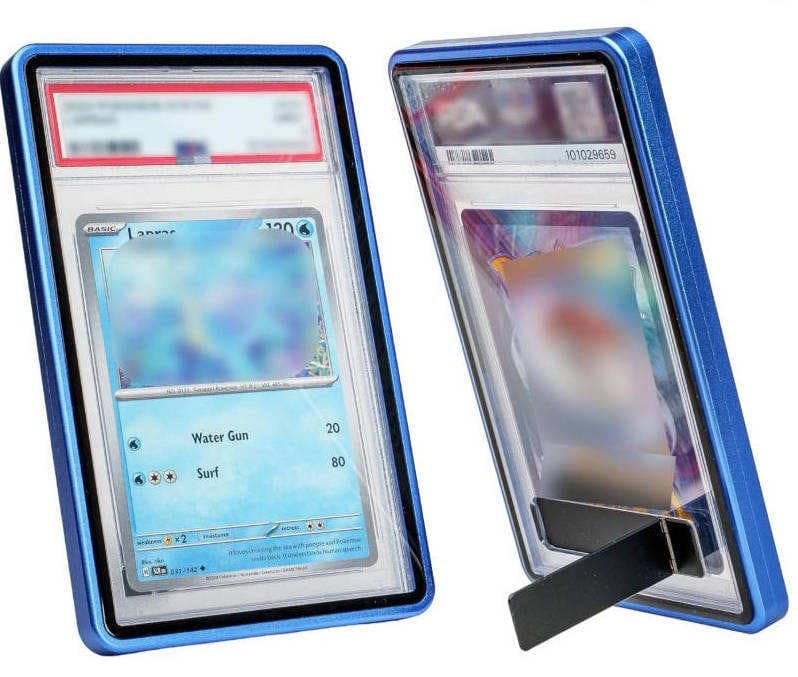 Aluminum Magnetic Graded Slab Case with Built-In Stand, Tempered Glass thumbnail 2