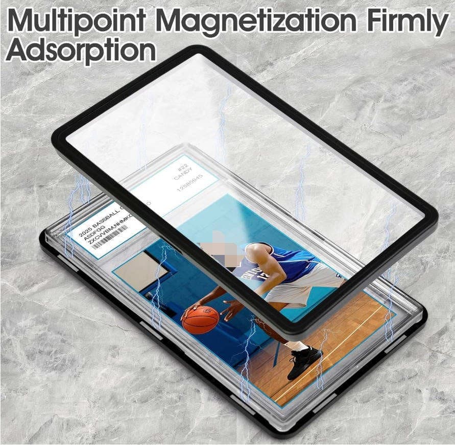 Aluminum Magnetic Graded Slab Case with Built-In Stand, Tempered Glass thumbnail 4