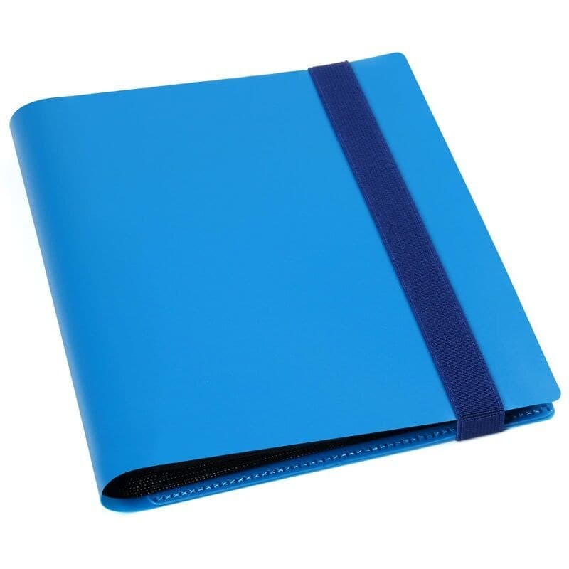 4-Pocket Plastic Card Binder with Elastic Band, Side-Loading thumbnail 1