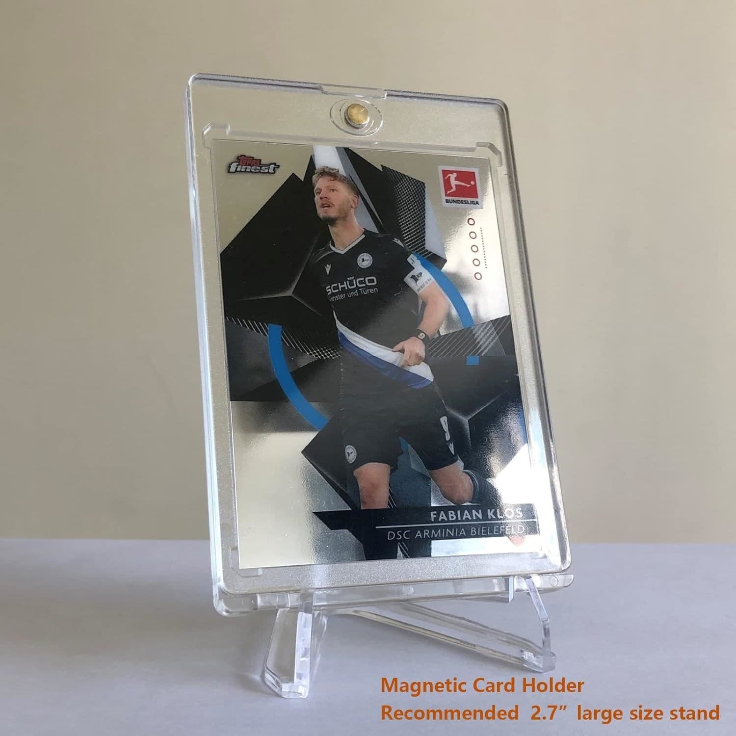 Clear Acrylic Easel Display Stand for Cards, Coins and Holders thumbnail 2