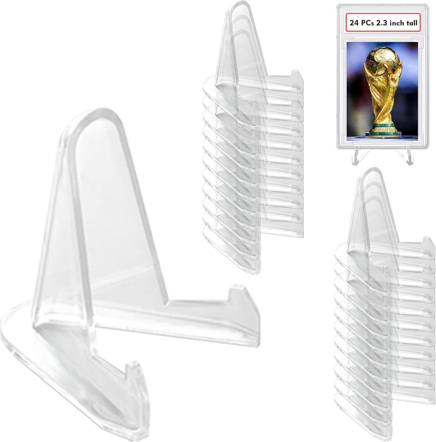 Clear Acrylic Easel Display Stand for Cards, Coins and Holders thumbnail 3