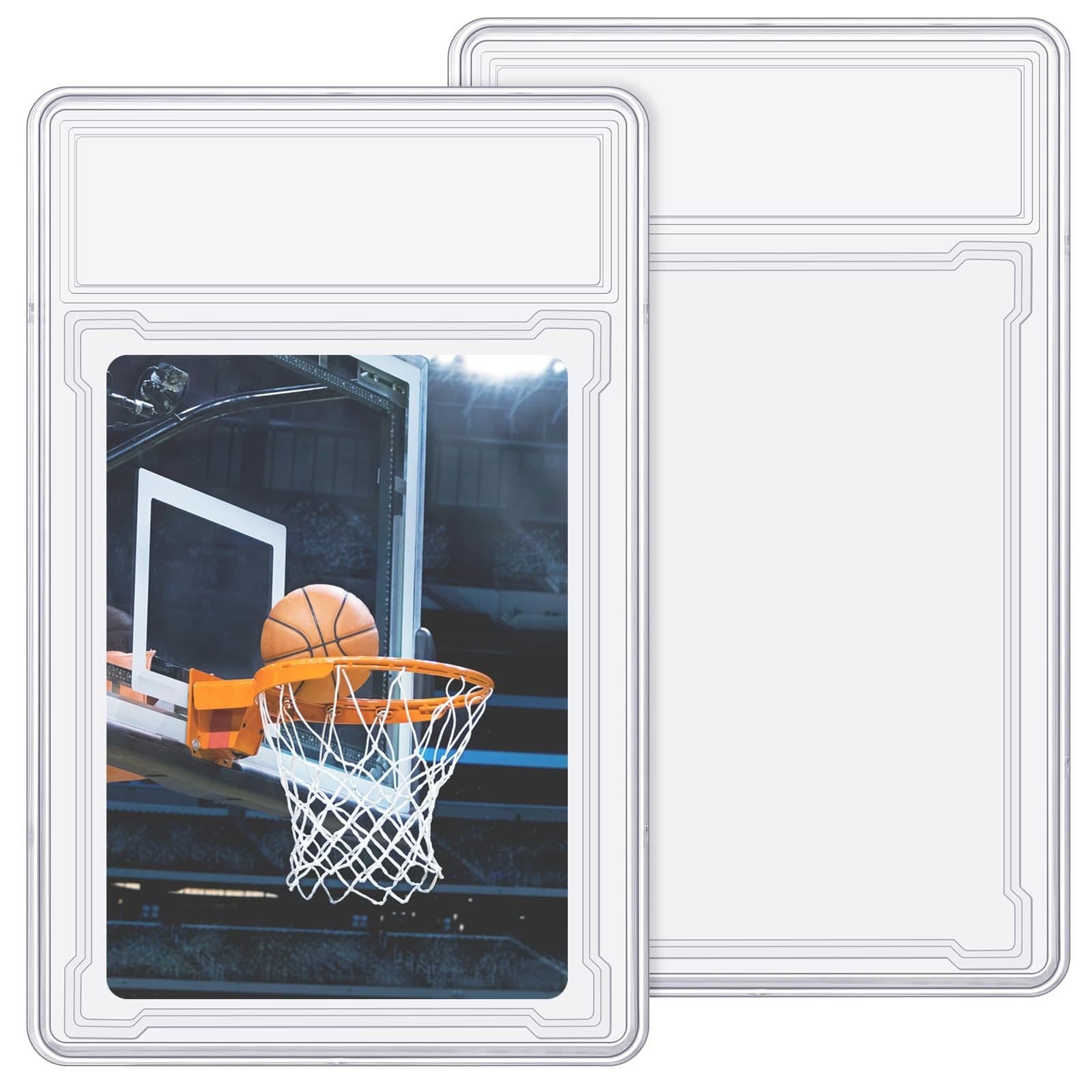 Clear Snap Card Slabs with Label Area for Standard Cards thumbnail 2