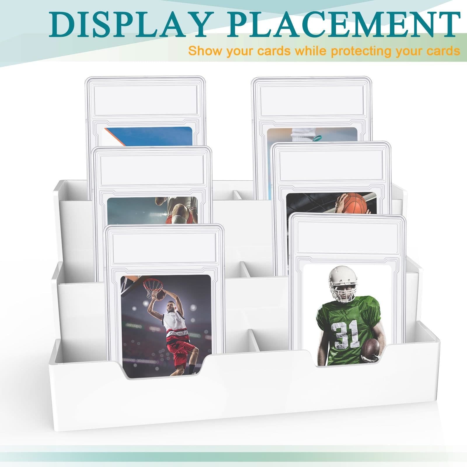 Clear Snap Card Slabs with Label Area for Standard Cards thumbnail 3