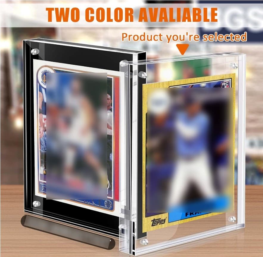 Magnetic Acrylic Card Frame, Double-Sided, 3.1 x 5.1 in, 2-Pack thumbnail 5