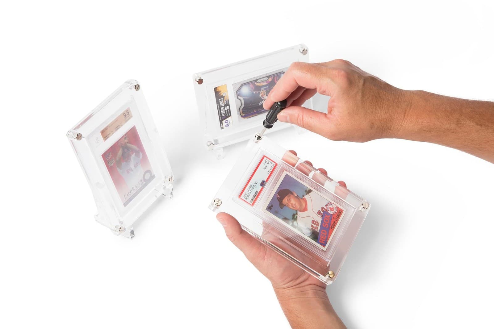 Single-Card Acrylic Display Case with Stand thumbnail 3