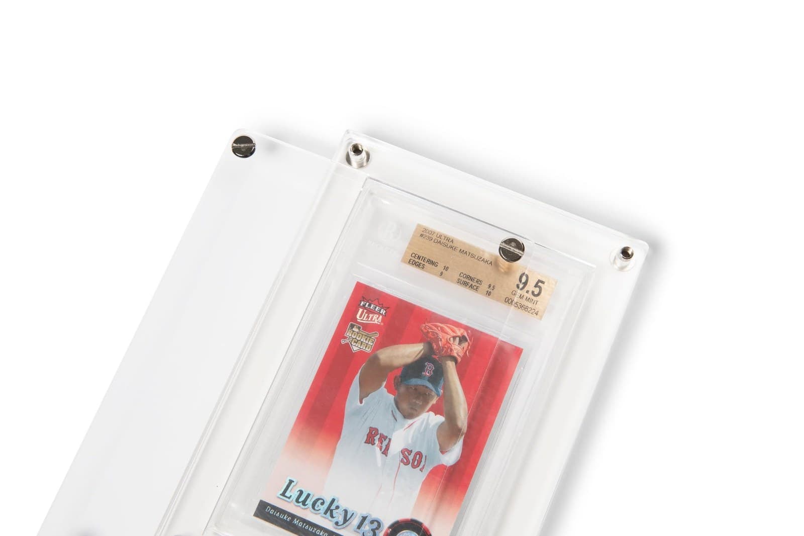 Single-Card Acrylic Display Case with Stand thumbnail 5