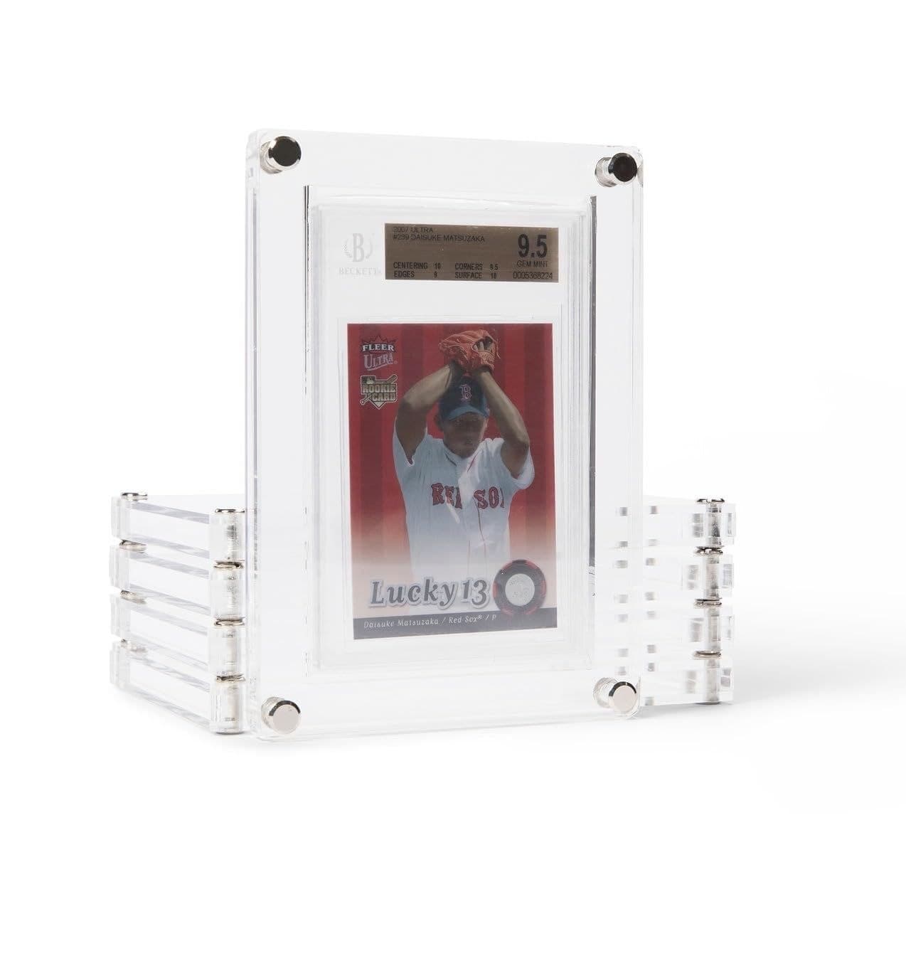 Single-Card Acrylic Display Case with Stand thumbnail 1