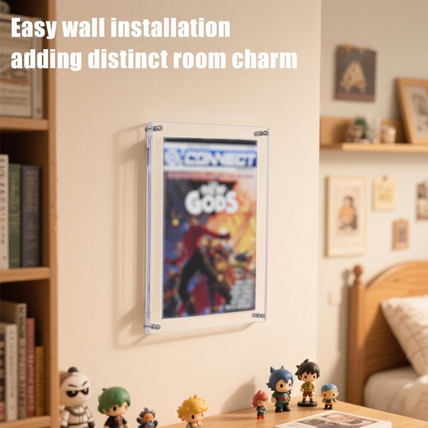 Free-Standing Acrylic Comic Book Frame, 8.2 x 11.8 in, UV-Resistant 缩略图 4