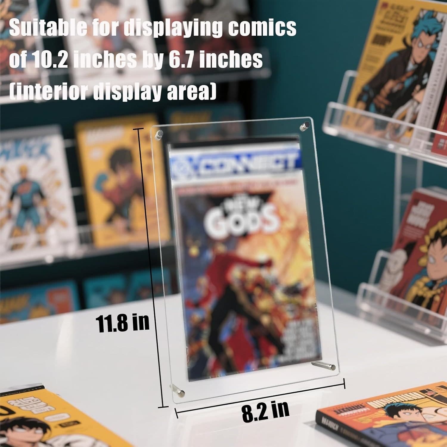 Free-Standing Acrylic Comic Book Frame, 8.2 x 11.8 in, UV-Resistant 缩略图 5