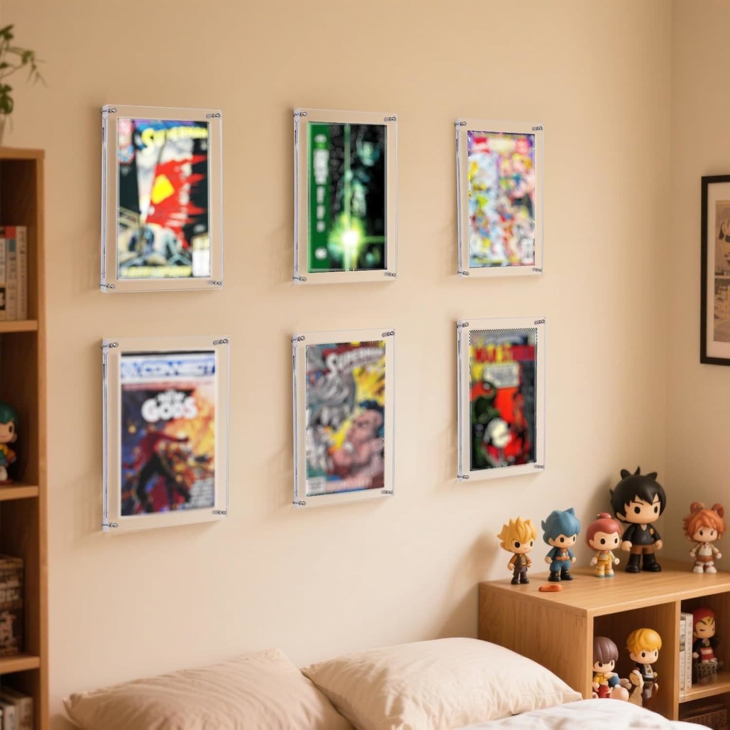 Free-Standing Acrylic Comic Book Frame, 8.2 x 11.8 in, UV-Resistant 缩略图 6