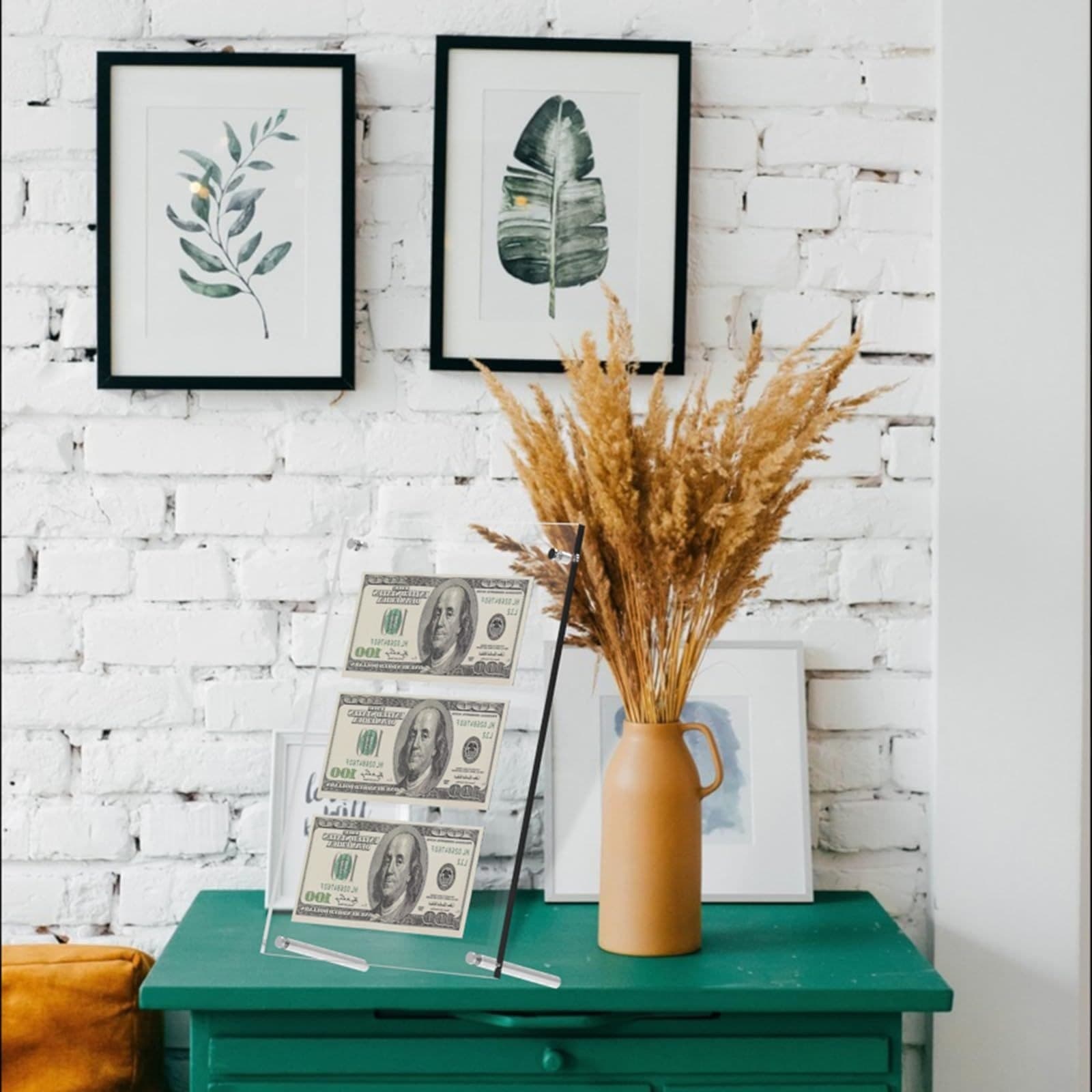 Acrylic Display Frame for Banknotes and Prints, 8.3 x 11.7 in thumbnail 2