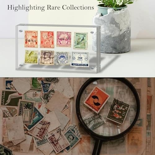 Magnetic Acrylic Dollar Bill Display Frame with Stand thumbnail 6