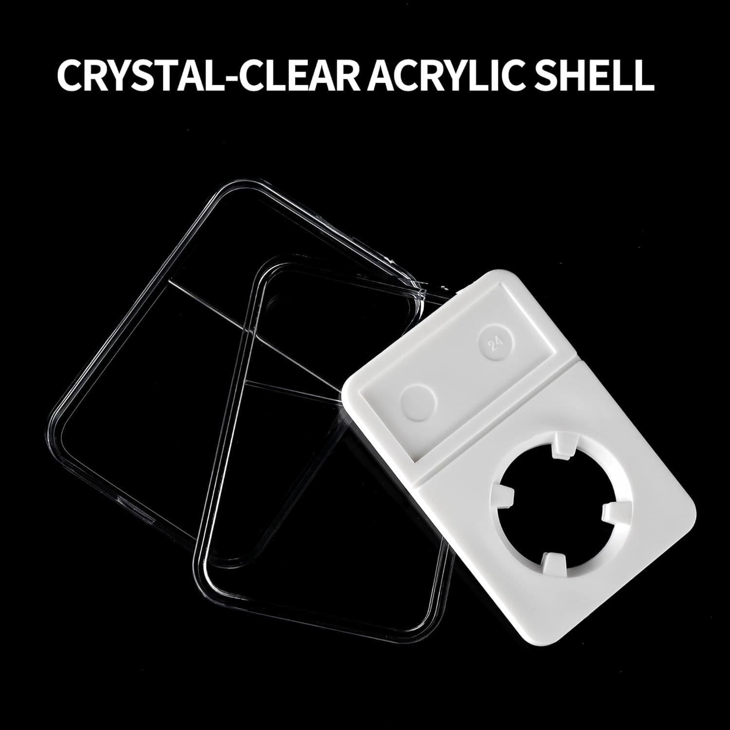 Clear Acrylic Coin Slab Holder for 30 mm Coins 缩略图 2