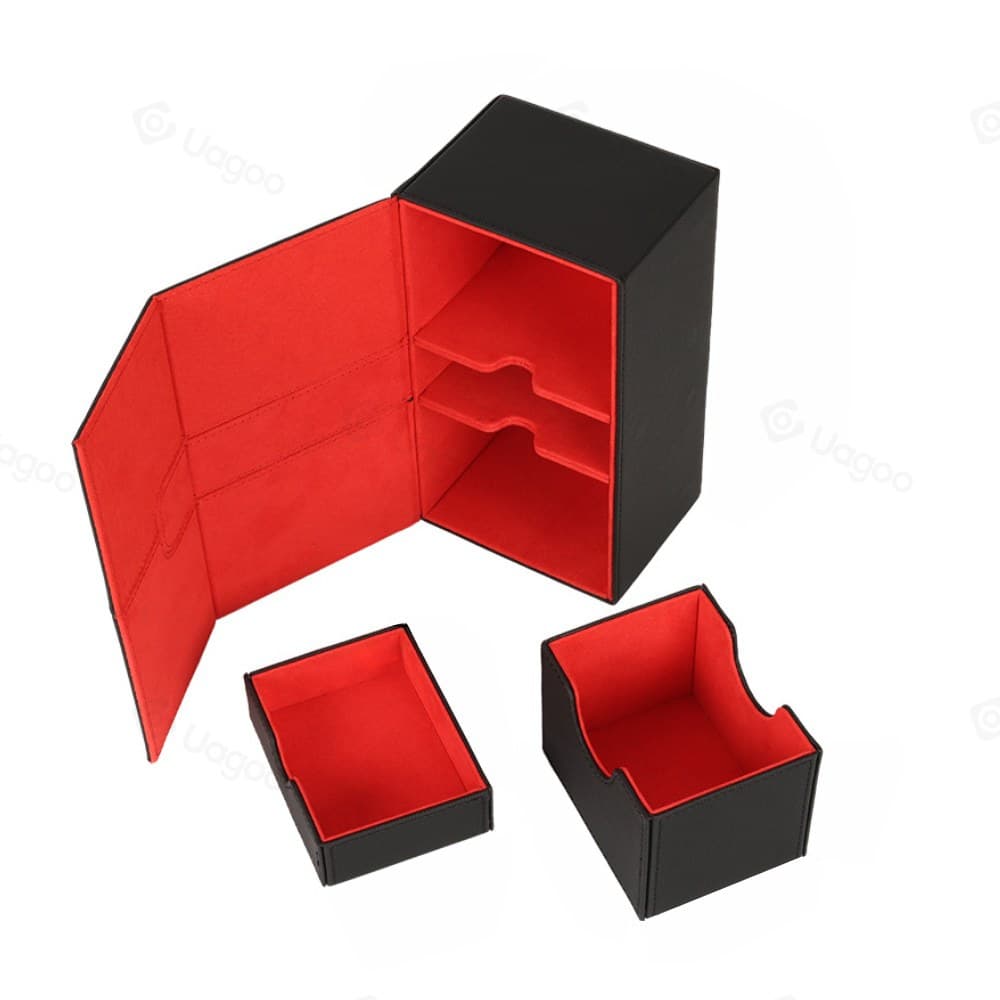 PU Leather Double Deck Box with Dice Holder Drawers 缩略图 6