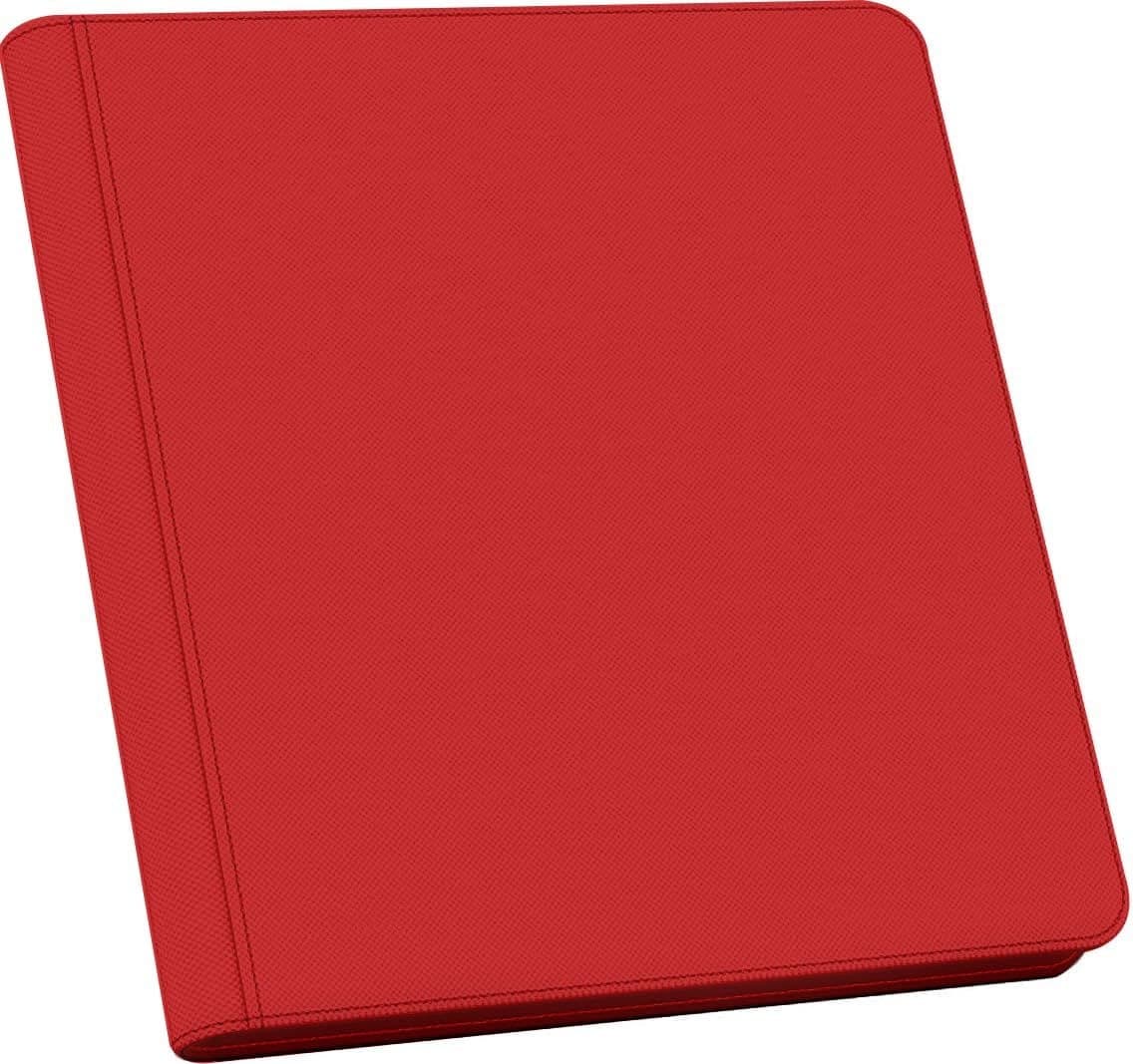 Heavy-Duty Zippered Graded Card Binder, PU Leather, 14.6 x 13.4 in