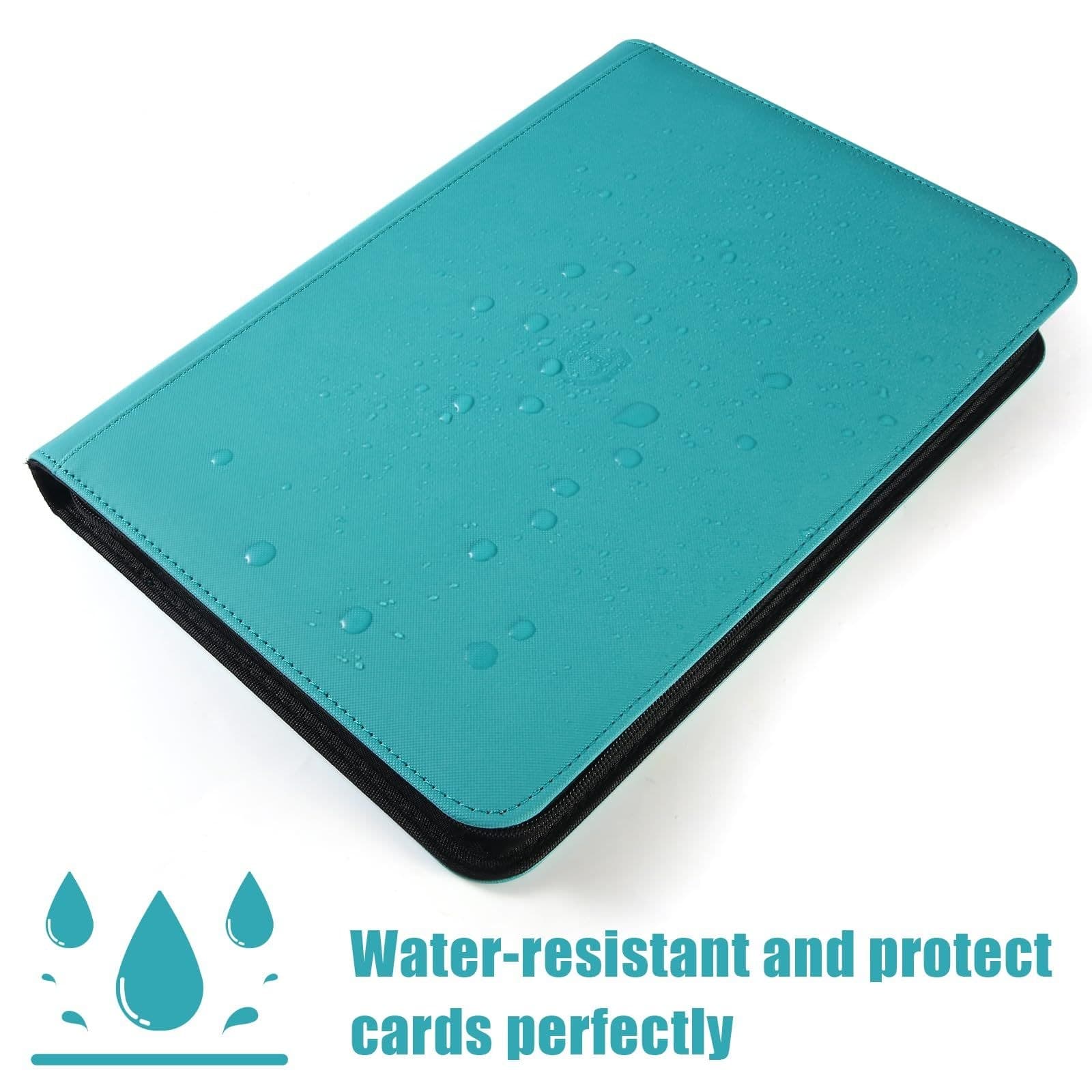 Zippered 9-Pocket Card Binder, 36 Pages / 648 Pockets, PU Leather thumbnail 6