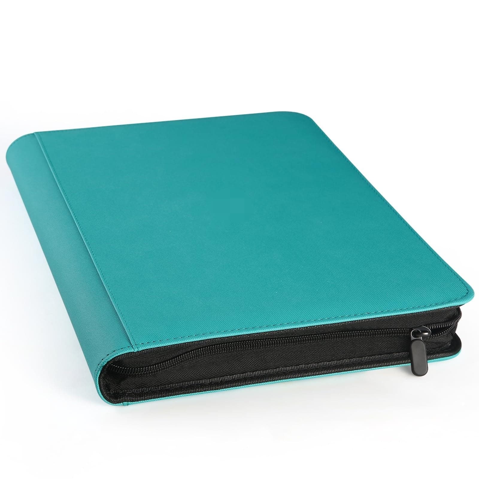 Zippered 9-Pocket Card Binder, 36 Pages / 648 Pockets, PU Leather