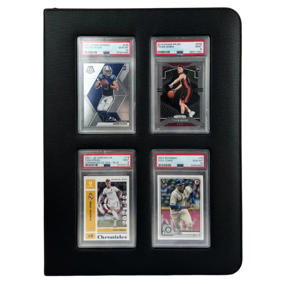 Graded Slab Binder with Display Window, Holds 36 Slabs, Microfiber Leather thumbnail 2