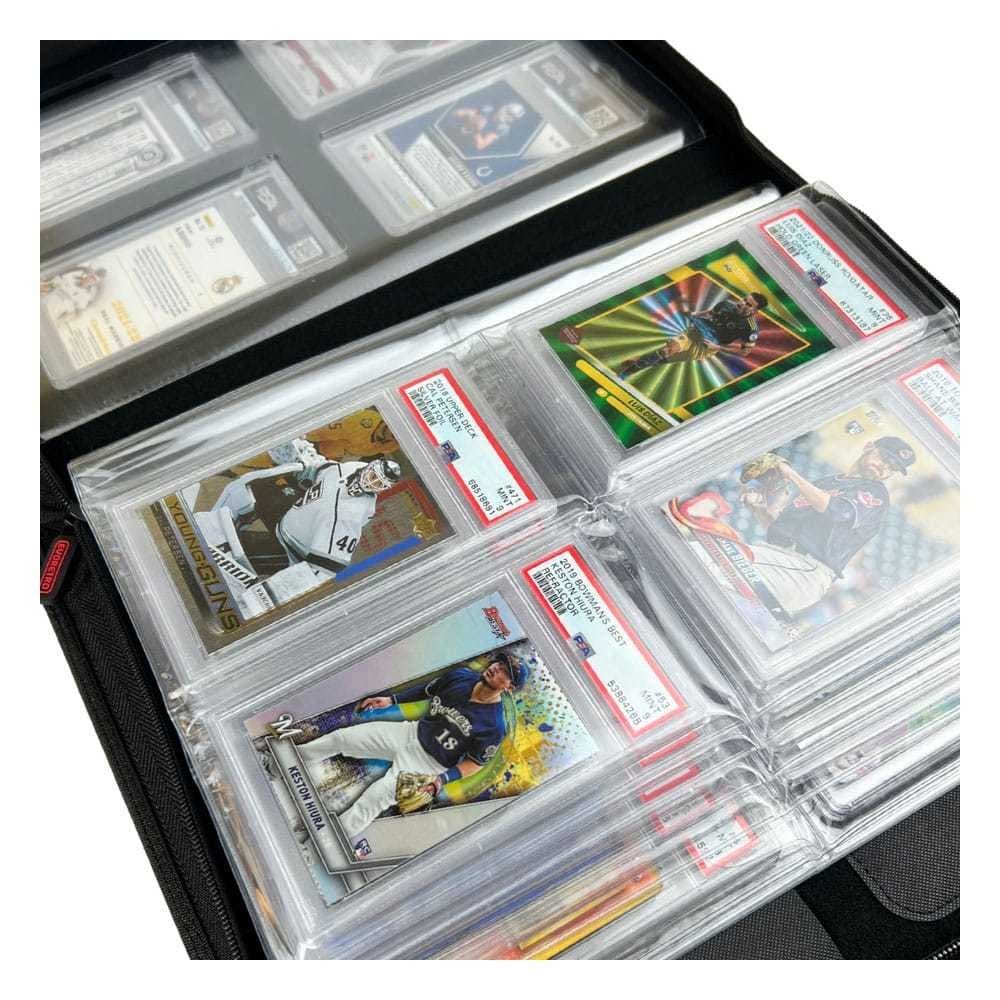 Graded Slab Binder with Display Window, Holds 36 Slabs, Microfiber Leather thumbnail 3