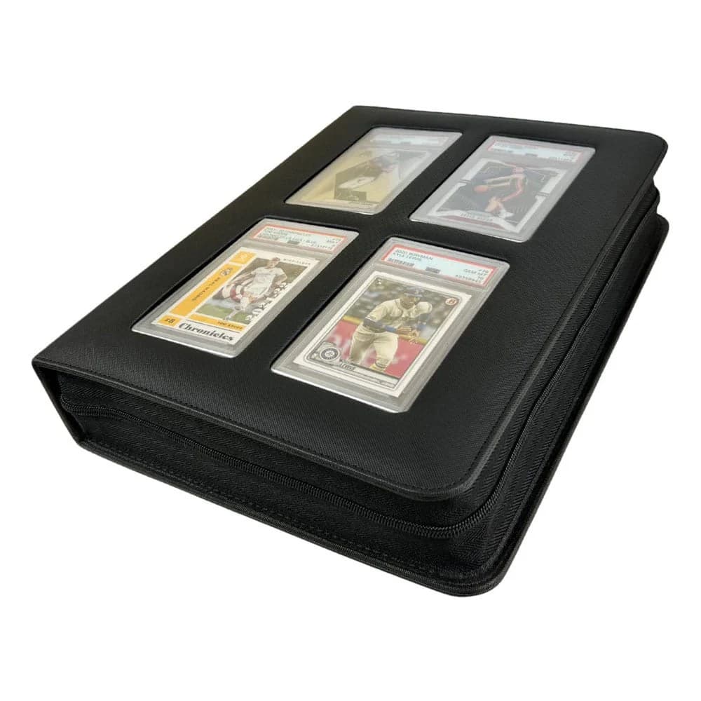 Graded Slab Binder with Display Window, Holds 36 Slabs, Microfiber Leather thumbnail 4