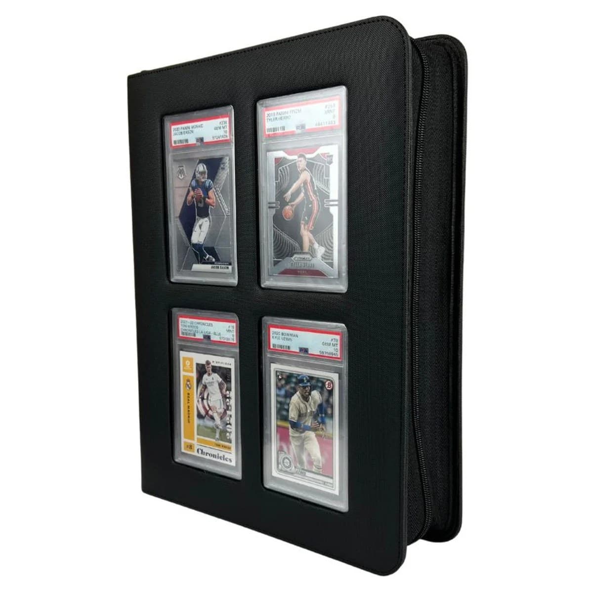 Graded Slab Binder with Display Window, Holds 36 Slabs, Microfiber Leather thumbnail 1