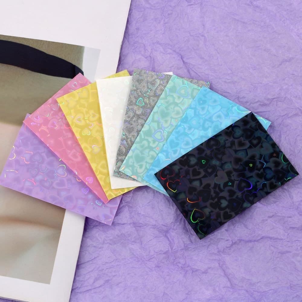 Glitter Colored Card Sleeves, 60 x 90 mm, Anti-Scratch Matte thumbnail 5