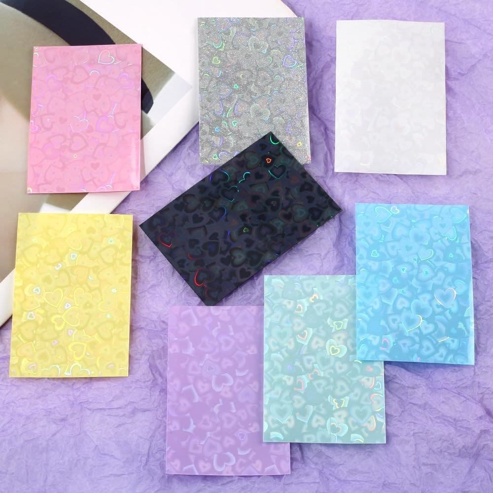 Glitter Colored Card Sleeves, 60 x 90 mm, Anti-Scratch Matte thumbnail 6