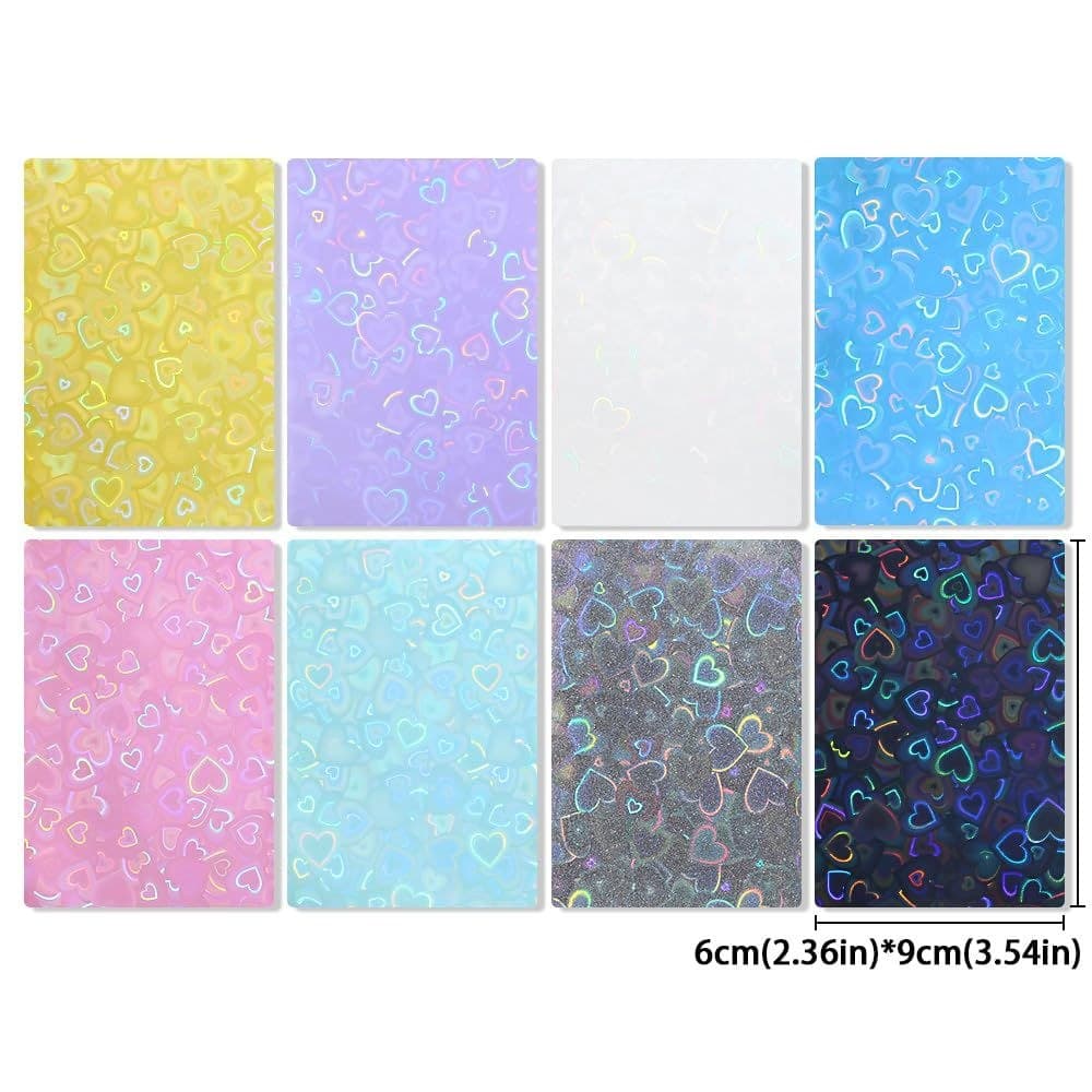 Glitter Colored Card Sleeves, 60 x 90 mm, Anti-Scratch Matte thumbnail 1