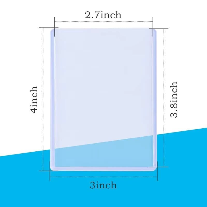 Clear Rigid Top Loaders, 3 x 4 in, 35pt 缩略图 4