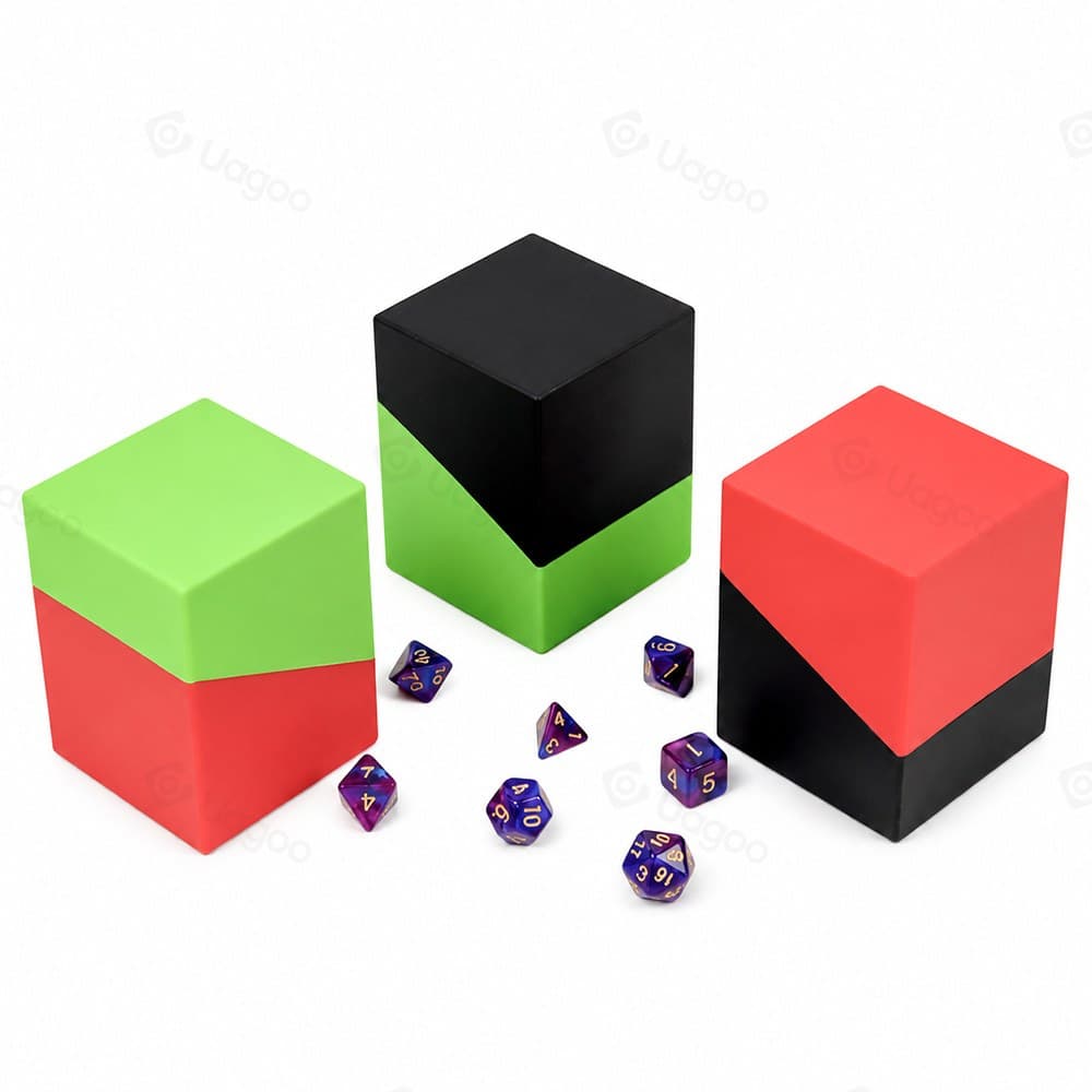 Plastic Deck Box, 100+ Cards, Solid Colors thumbnail 4