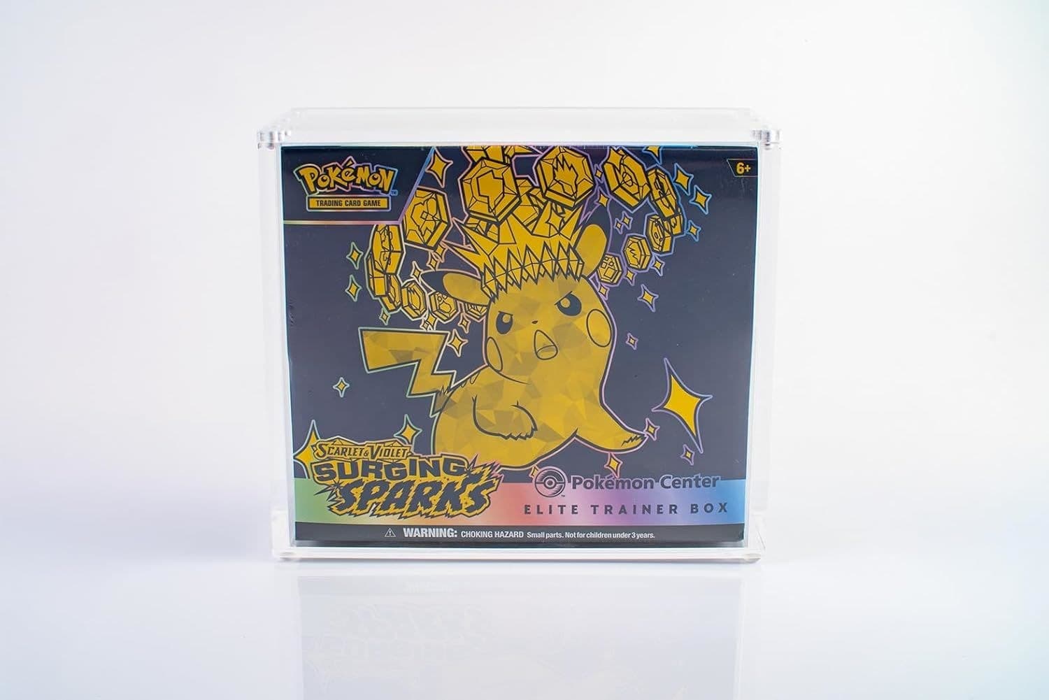 UV-Resistant Acrylic Display Case with Magnetic Lid, Compatible with Pokémon Elite Trainer Box thumbnail 2