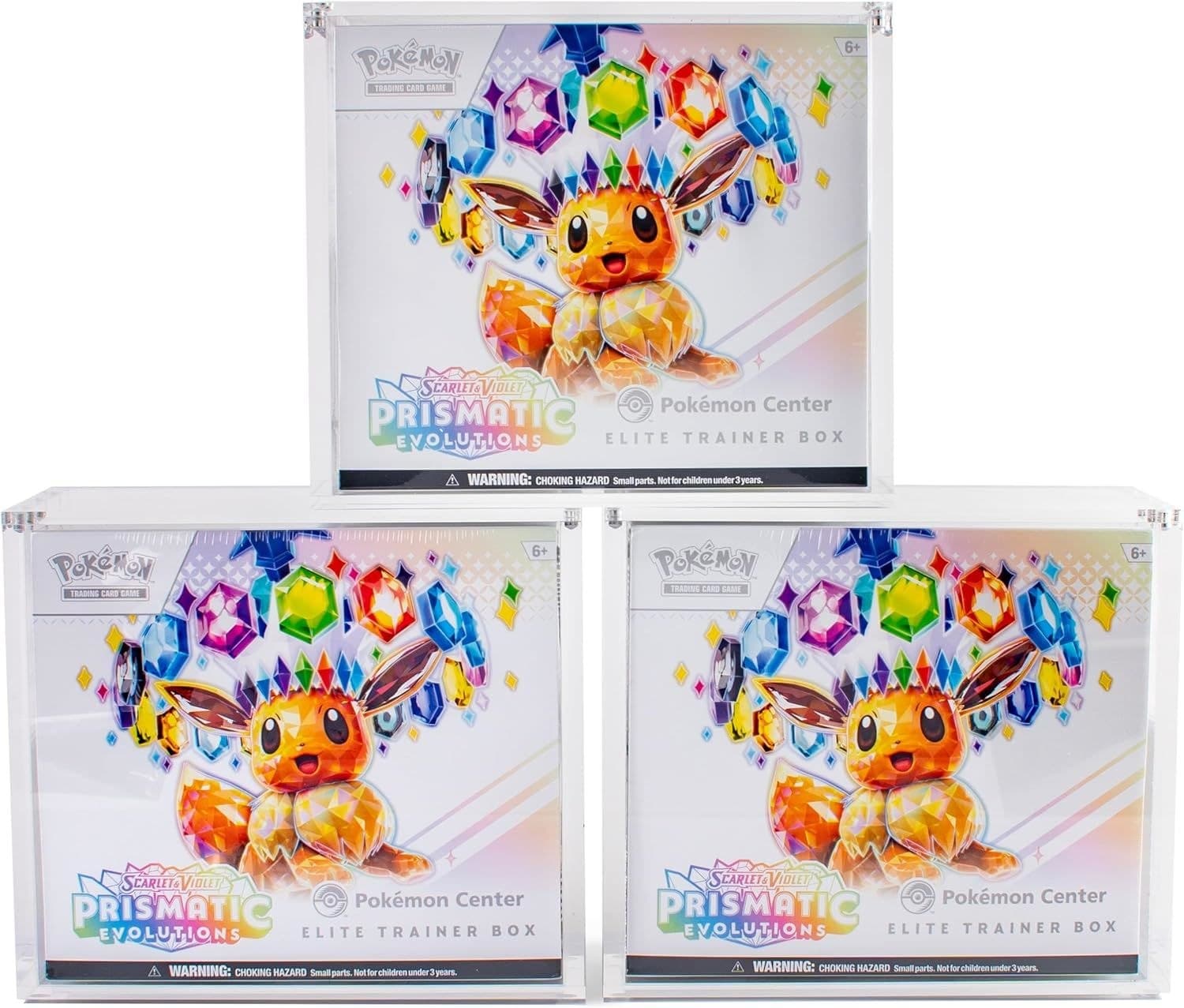 UV-Resistant Acrylic Display Case with Magnetic Lid, Compatible with Pokémon Elite Trainer Box thumbnail 3