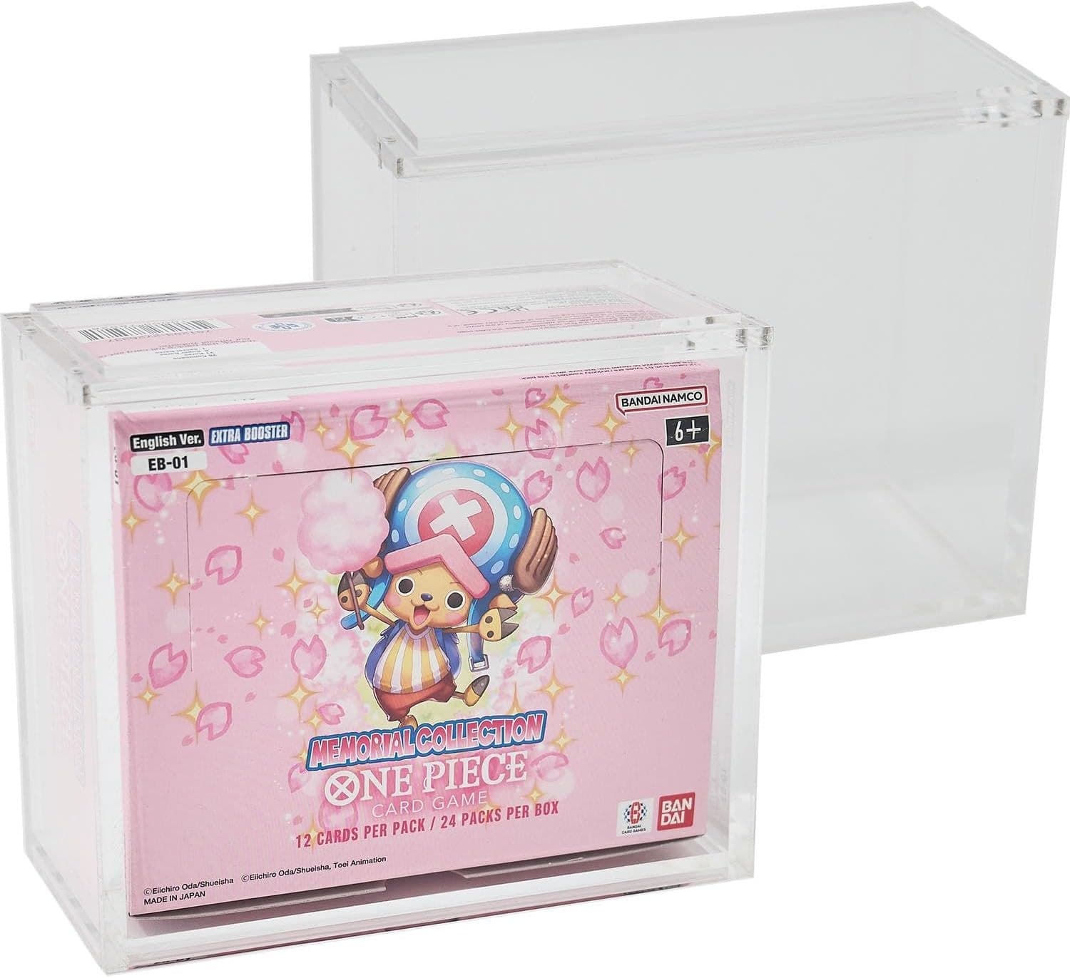 Acrylic Magnetic Booster Box Case, Compatible with One Piece English OP-04 and Newer Boxes thumbnail 3