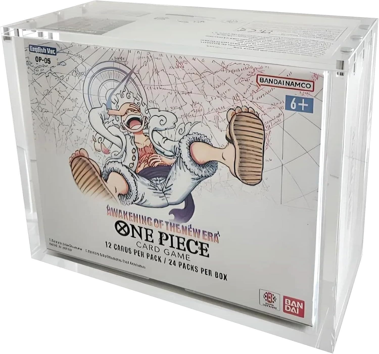 Acrylic Magnetic Booster Box Case, Compatible with One Piece English OP-04 and Newer Boxes thumbnail 4