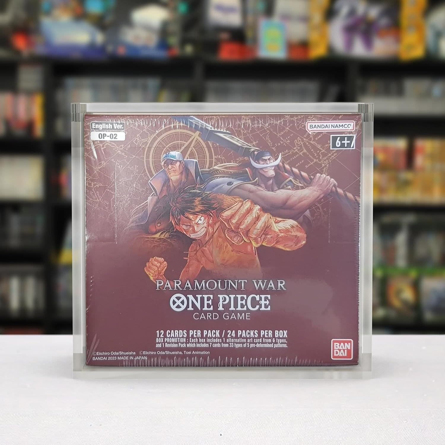 Acrylic Magnetic Booster Box Case, Compatible with One Piece English OP-04 and Newer Boxes thumbnail 5