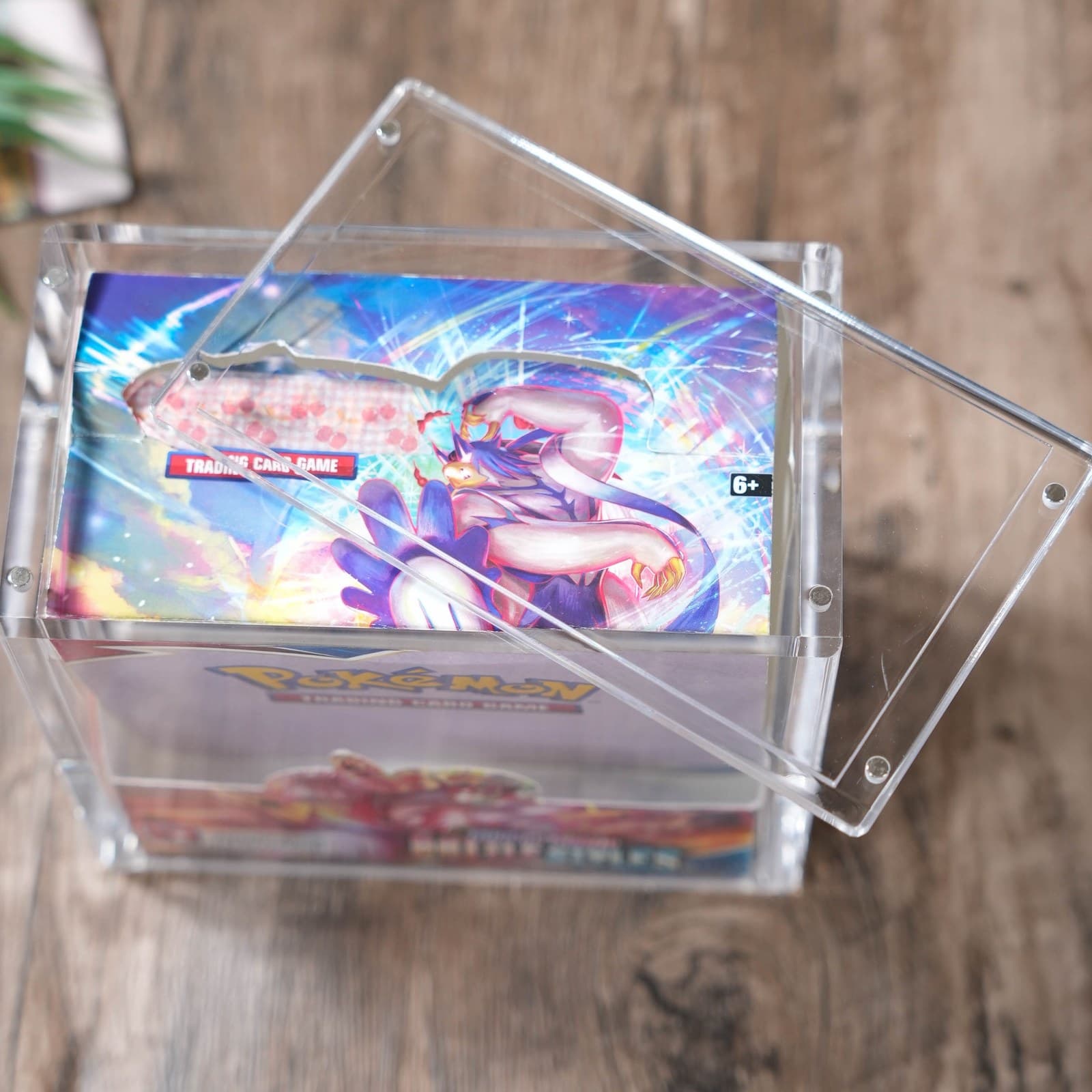 Thick Acrylic Booster Box Display Case with Magnetic Lid 缩略图 6